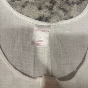 Xhilaration White Linen Romper
